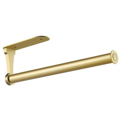 Xiaochen Modern Paper Towel Holder Paper Towel Holder Under Cabinet,Kitchen Roll Paper,Wall Mount Paper Holder Kitchen Tissue Towel Rack Holders (Color : Gold)