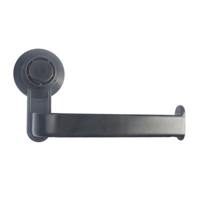 Xiaochen Modern Paper Towel Holder Towel Wall Mounted Toilet Paper Holder Strong Accessories Moisture Proof Bathroom Storage Rack Waterproof Shelf Suction Cup (Color : Black)