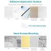 Xiaochen Modern Paper Towel Holder Self Adhesive Paper Towel Holder-13.75Inch Paper Towel Rack Under Kitchen Cabinet, Wall Mount Paper Towel Holder (Color : Silver) view 3