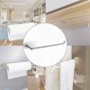 Xiaochen Modern Paper Towel Holder Paper Towel Holder With Adhesive Under Cabinet, No Drilling, Wall Mounted Removable Paper Towel Roll Rack For Home (Color : Silver) view 3
