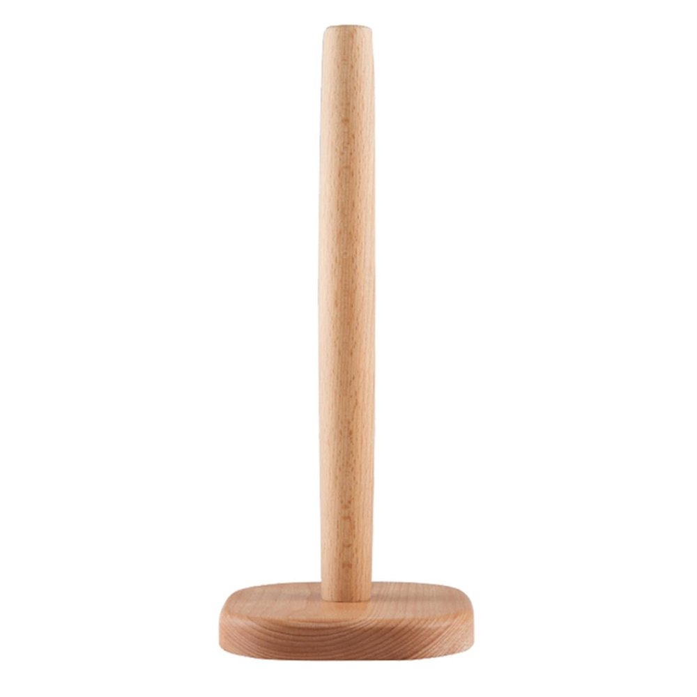 Xiaochen Modern Paper Towel Holder Kitchen Roll Paper Towel Holder Wooden Hanging Bathroom Oak Wood Tissue Holder Roll Towel Rack Stand Kitchen Accessories (Color : Square)