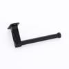 Xiaochen Modern Paper Towel Holder Paper Rack Matte Black Space Aluminum Bathroom Roll Holder Simple Holder Long Paper Towel Pole view 2