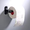 Xiaochen Modern Paper Towel Holder Paper Rack Matte Black Space Aluminum Bathroom Roll Holder Simple Holder Long Paper Towel Pole view 4