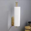 Xiaochen Modern Paper Towel Holder New Paper Towel Holder Under Cabinet Self Adhesive Kitchen Countertop Wall Mount Paper Towel Holders With Screws Gold view 2