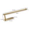 Xiaochen Modern Paper Towel Holder New Paper Towel Holder Under Cabinet Self Adhesive Kitchen Countertop Wall Mount Paper Towel Holders With Screws Gold view 3