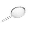 SEIWEI 22cm Wire Fine Mesh Sieve Oil Strainer Flour Colander Sifter Stainless Steel Strainer Filtering Food Silver view 1