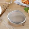 SEIWEI 22cm Wire Fine Mesh Sieve Oil Strainer Flour Colander Sifter Stainless Steel Strainer Filtering Food Silver view 4