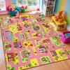 Capslpad Kids Play Rug 6.6x5.0 ft Large Size Kids Rug for Playroom Non Slip Washable Kid Car Road Carpet Educational Learning Area Rug Children Play Carpet for Bedroom,Classroom,Nursery Room Decor view 1
