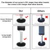 ruiru bro 4Pcs Adjustable Height Center Support Leg for Bed Frame, Steel Bed Frame or Wooden Bed Center Slat Support Leg, Sofa Furniture Cabinet Feet (Grey, Height:10 to 12.6 inch) view 4