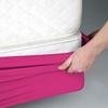 International Sheets Box Spring Cover Queen Size - 100% Egyptian Cotton Wrap Around 4 Sides Bed Skirt for Hotel & Home, Fits Box Springs up to 21 - Queen, Hot Pink view 4
