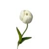 15" White Faux Tulips Wedding Bouquets Bridal Bouquets Silk Floral Decor 36 Pcs view 3