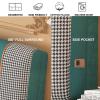 Large Headboard Long Pillow Solid Color Plaid Back Cushion Resting Reading Support Pillow Daybed Bolster Wedge Pillow King Size Bed Backrest Washable Cushion,B,No headboard 59"/150cm view 4