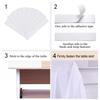 12ft White Table Skirts for Rectangle Tables Polyester Pleated Table Skirt Desk Skirts Ruffle Table Skirt Tablecloth for Wedding Birthday Party Baby Bridal Shower Banquet Table Decoration view 4