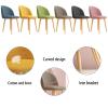 IBOWZ Dining Chairs Dining Room Chairs Dining Chairs Upholstered Kitchen Chairs Makeup Chairs with Soft Seat and Wooden Style Metal Legs Accent Side Chair for Living Dinning Kitchen Bedroom view 3