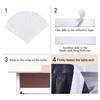 12ft Black Table Skirts for Rectangle Tables Polyester Table Skirt Desk Skirts Ruffle Tablecloth Skirt for Birthday Party Banquet Black Theme Party Wedding Bridal Shower Table Decorations view 4