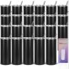 24 Pack 20 Oz Straight Skinny Tumblers,Individually Gift Boxed Stainless Steel Slim Skinny Tumbler Set Bulk, 20 Oz Insulated Slim Thin Travel Tumbler Cup for Diy, Black view 1