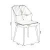 IBOWZ Dining Chairs Dining Room Chairs Dining Chairs Set of 2, Faux Leather Upholstered Side Chair for Kitchen Living Room view 3