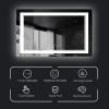 48" x 30" LED Bathroom Mirror Wall-Mounted Anti-Fog Mirror Bathroom Mirror with Lights LED Vanity Mirror Dimmable Lighted Mirrors view 2