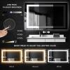48" x 30" LED Bathroom Mirror Wall-Mounted Anti-Fog Mirror Bathroom Mirror with Lights LED Vanity Mirror Dimmable Lighted Mirrors view 4