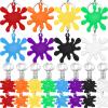 Taiyin Paint Splatter Keychains Art Party Favors Art Paint Party Decoration for Adults Gifts(48 Pcs) view 1