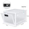 Lalifebuss Medicine Lock Box, Medication Lockable Container for Refrigerator Food Safe Locking Box Tablet Phone Locked Box for Kitchen Home School and Office Safety view 2