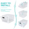 Lalifebuss Medicine Lock Box, Medication Lockable Container for Refrigerator Food Safe Locking Box Tablet Phone Locked Box for Kitchen Home School and Office Safety view 4