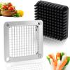 1/4" Replacement Dicer Chopper Blade with Pusher Block, Commercial French Fry Cutter Blade, Commercial Vegetable Chopper for Onion Dicer Tomato Dicer French Fries Cutter view 1