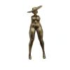 4.72In Copper Sexy Lady Figurine,Voluptuous Female Body Ornaments Body Art Ketone Body Miniatures Statue,Home Office Desktop Decoration Ornament view 1