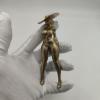 4.72In Copper Sexy Lady Figurine,Voluptuous Female Body Ornaments Body Art Ketone Body Miniatures Statue,Home Office Desktop Decoration Ornament view 3
