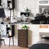 VredHom Tall Dressers for Bedroom, 7 Drawers Dresser Fabric Storage Closets Storage Units Organizer Tower Steel Frame Wooden Top for Bedroom, Hallway,Nursery, Entryway(Brown) view 4