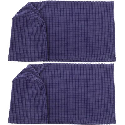 Homoyoyo Universal Elastic Sofa Armrest Cover 2 Pack Stretch Polar Fleece Armrest Protectors for Couch and Chair Soft Towels for Home and Office 16.92X6.69X6.69 Inch