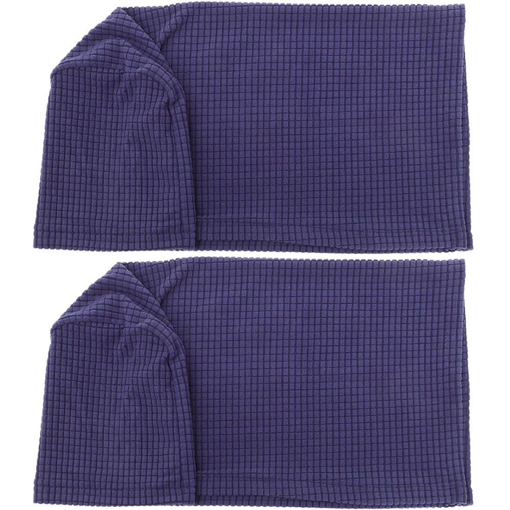 Homoyoyo Universal Elastic Sofa Armrest Cover 2 Pack Stretch Polar Fleece Armrest Protectors for Couch and Chair Soft Towels for Home and Office 16.92X6.69X6.69 Inch