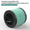 GoKBNY TPAP002 Replacement Filter, Compatible with TOPPIN TPAP002 Purifier Comfy Air C1, Part# TPFF002, 4-IN-1 Filters4-Pack view 2