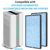 Replacement Filter Set Compatible with Gocheer Monster & CLEANFORCE MEGA1000 & MOUNTO AF600 Large Air Cleaner Purifier, 3-in-1 GH-Monster Filter, 2 Packs view 2