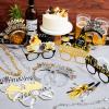 60 Pcs 2026 New Years Eve Party Supply Decor Kit Happy Headband Bulk Glass Cone Hat Necklace Blowout for New Years Favor view 4