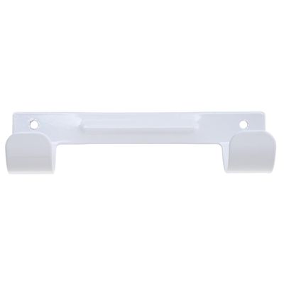 DOITOOL Ironing Board Rack Wall Mount with Dual Hooks Space Saving Iron Board Holder for Laundry Room Organization Compact 6.10X1.77X1.18 Inch