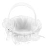 HANABASS 5pcs Flower Girl Petal Basket Elegant Handheld Flower Basket for Weddings and Religious Events Charming Wedding Decoration and Accessory view 3