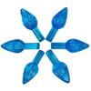 National Artcraft Medium Twist-Style Ceramic Tree Light Ornaments- (144/Pk) (Aqua) view 1