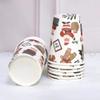 KIKEVITE Disposable Christmas Plates Set | Dinnerware Table Decorations - Serves 12-96 PCs | 7 and 9 Inch, Napkins, 9oz Cups Paper Cutlery Holder Holiday Xmas Party Supplies view 3