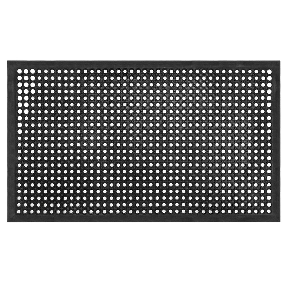AMCICI Anti Fatigue Mat Rubber Floor Mat Non-Slip Restaurant Kitchen Mat 36" x 60" for Floors Bar Mat Drainage Door Mat Utility Garage Floor Mat for Home Outdoor Shower Mat Anti Slip Pool Entry Mat