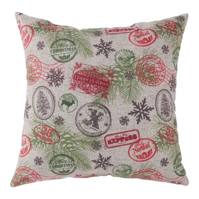 Greendale Home Fashions Workshop 18" Square Holiday Throw Pillow, 18" x 18"