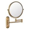 Beauty Mirror,10X Hotel Bathroom Wall Mounted Makeup Mirror, 8 Inch Extendable Mirror Foldable Telescopic Magnifying Double-Sided Shaving Mirror for Bathroom Vanity Antique 8 inches 10X view 1