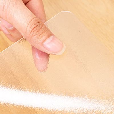 XUAN 24 x 48 Inch Table Cover Protector 1.5mm Thick Tablecloth Transparent Kitchen Dining Room Table Protector Wood Furniture Table Cover Mat (Size : 85x140cm)