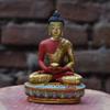 Amitabha Buddha Statue Represents Boundless Light and Boundless Life. Beautiful Meditative Amitabha Buddha Statue Crafted by Master Artisan Convey Love and Compassion. view 1