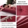Large Triangular Reading Wedge Pillow,Dorm Room Headboard Back Daybed Bolster Positioning Support Backrest Bed Rest Cushion with Removable Cover Full Size,E,King 79In view 2