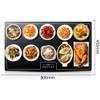 MNSSRN Food Warming Hot Plate, Square Electric Warming Plate with Touch Screen, Suitable for Party and Family Dinner,80 * 45cm view 2
