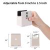 Bed Risers with Adjustable Screw Clamp, Fits Thickness of Furniture Frame from 0 to 1.5 Inch, Elevation in Heights 2" Heavy Duty Risers for Table Cabinet Dresser Support up to 5000lbs (4Pack, Beige) view 2