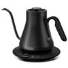 INTASTING Gooseneck Electric Kettle with 1 Temperature Control for Pour Over Coffee & Tea, Quick Heating, BPA-Free Stainless Steel, Built-in Brew Timer, 1500W/0.9L (Ebony Black) view 1