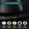 INTASTING Gooseneck Electric Kettle with 1 Temperature Control for Pour Over Coffee & Tea, Quick Heating, BPA-Free Stainless Steel, Built-in Brew Timer, 1500W/0.9L (Ebony Black) view 4