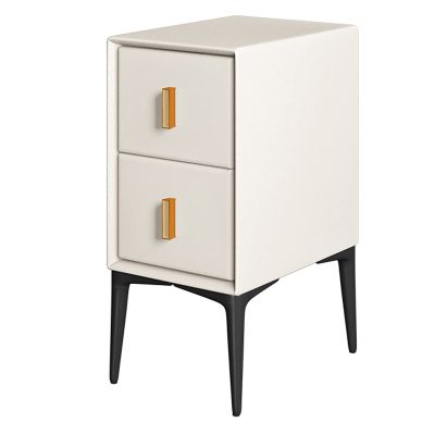 UNNS Bedside Cabinets Home Bedside Table with 2 Drawers Narrow Bedside Table Living Room Sofa Side Table Bedroom Furniture 19.6 Inch H Nightstand (Color : C)